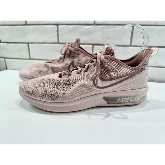 Nike Air Max Running‎ Shoes Womens Size 10 Pink Lightweight Athletic Sneakers - Picture 6 of 9